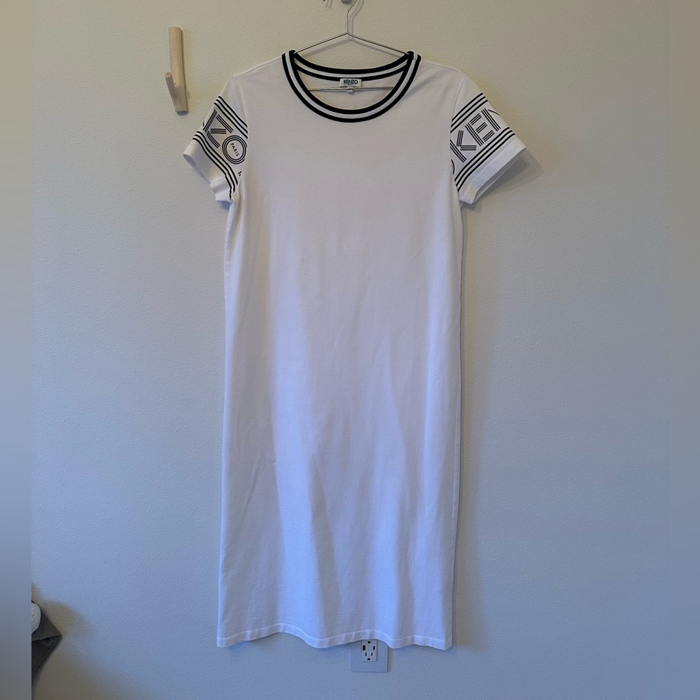 Kenzo White Midi Dress